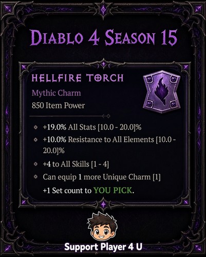 Diablo4 hellfire torch - hellfire,